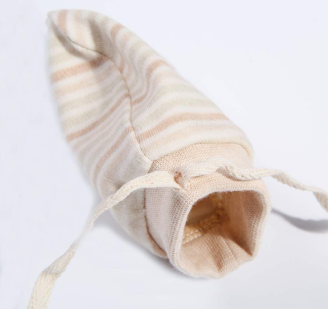 秋 夏 冬 春 かきむしり防止 通気性 オーガニックコットン 保護 手袋 出産祝い 赤ちゃん 新生児 新生児から12ヶ月 ベビーミトン 3組セット MOMSMENU