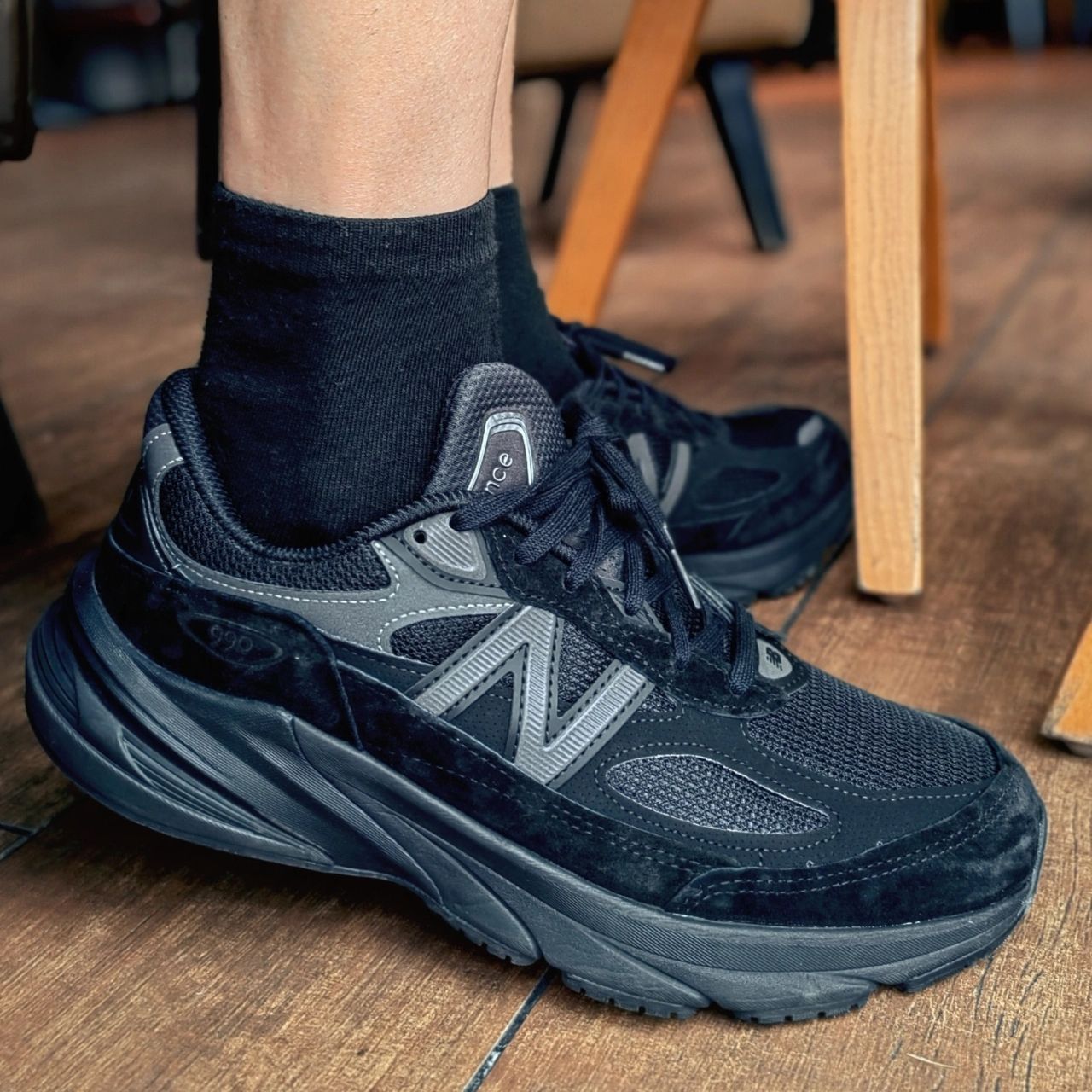 ニューバランス990v6トリプルブラック27.0 New Balance 990V6 Triple Black Made in USA トリプルブラック