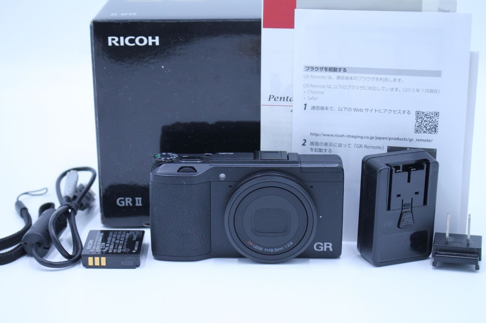 RICOH 刺々しい リコー gr2 GRⅡ GR2 【美品】 シャッター回数少