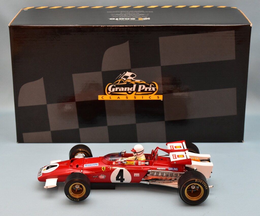 Exoto 1|18 Grand Prix Classics Ferrari 312B 1970 BritishGP 4 C.Regazzoni GPC97062