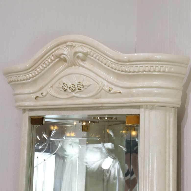 サルタレッリ アマルフィ コーナーキャビネット アイボリー 楽天市場】サルタレッリ アマルフィ コーナーキャビネット (食器