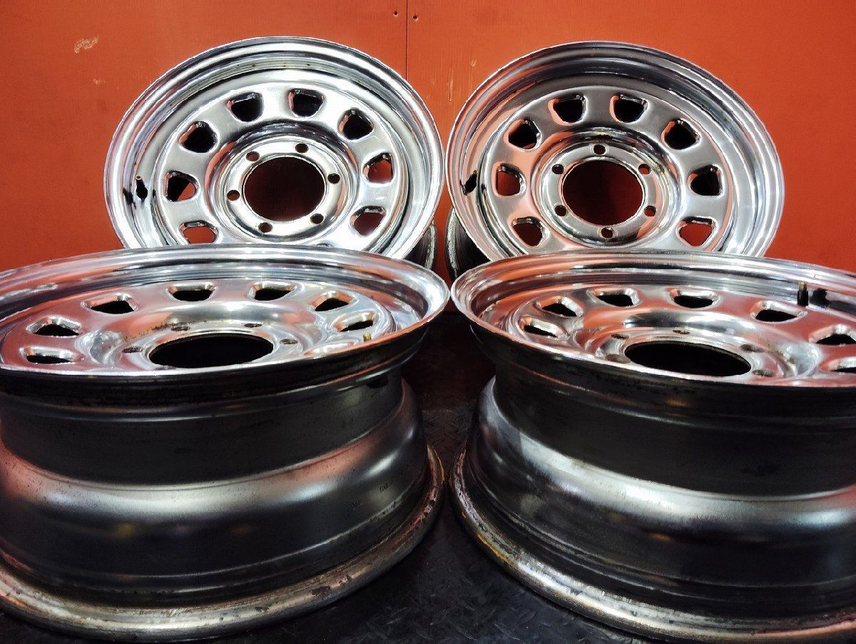 DAYTONA デイトナ 社外ホイール スチールホイール 16インチ 4本 6.5J6HPCD139.7約+40 ハイエース等 　(VHK496) DAYTONA デイトナ 社外ホイール スチールホイール 16インチ 4本 6.5