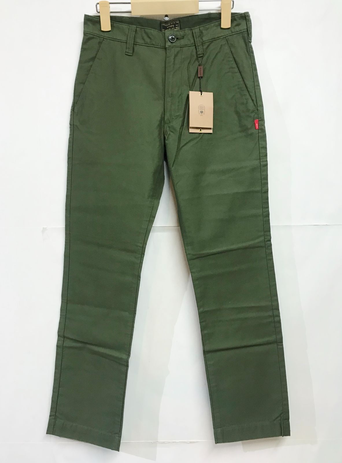 WTAPS BUDS SKINNY MOLESKIN TROUSERS-