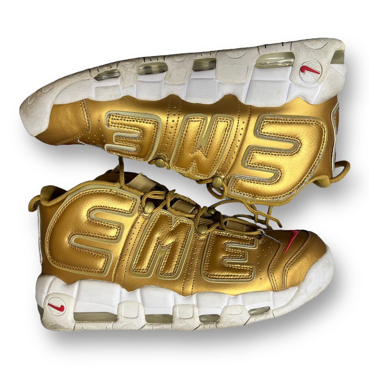 メンズSupreme/Nike Air More Uptempo Gold