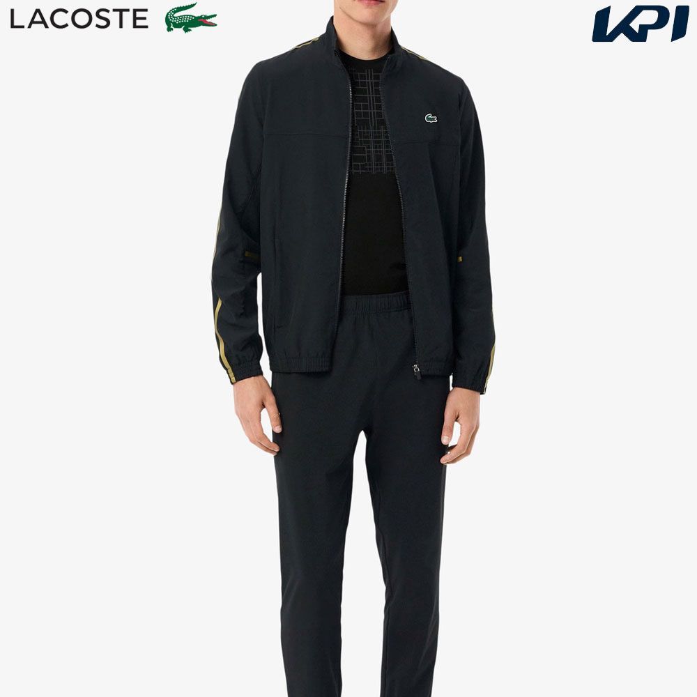 ラコステ LACOSTE テニスウェア メンズ ノバク ジョコビッチ ラインドトラックスーツ WH4752-99-031 2025FW タオルキャンペーン対象