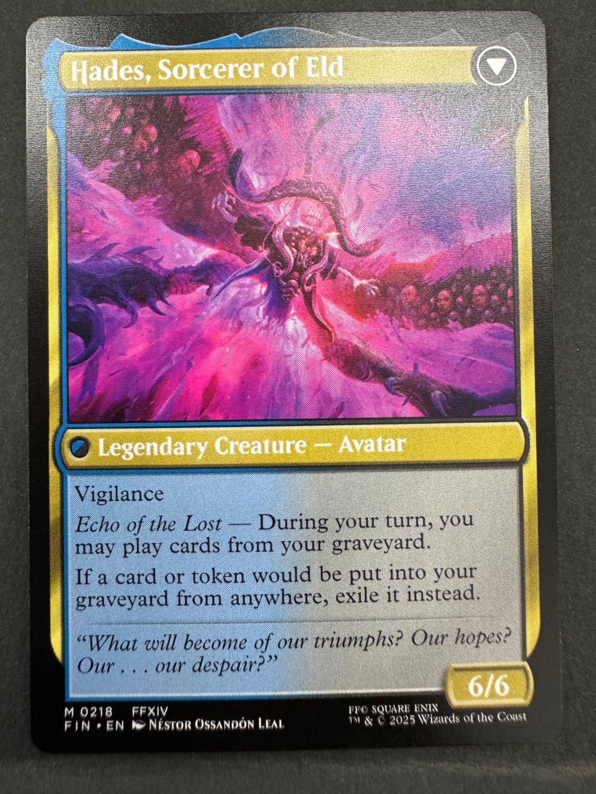 MTG FF オリジナル、アシエン・エメトセルク 最古の魔道士、ハーデス サージ MTG オリジナル、アシエン・エメトセルク 最古の魔道士
