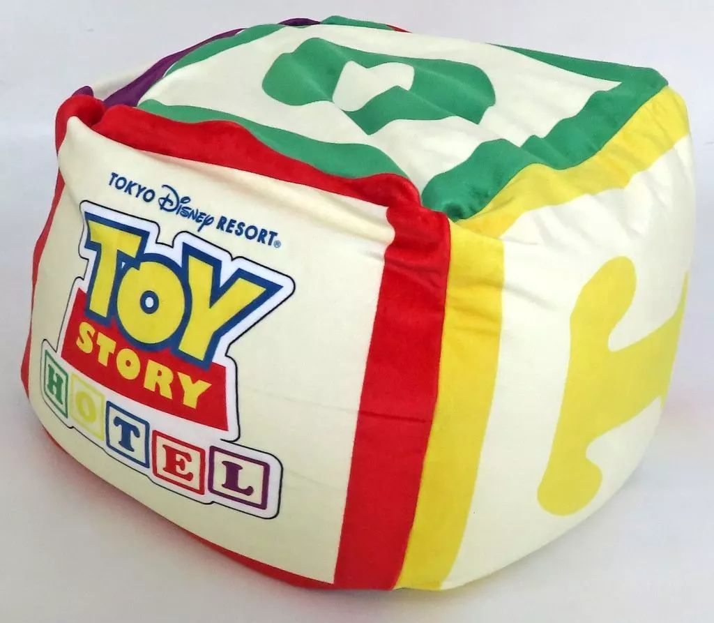 中古】クッション・本体 トイ・ストーリーホテルロゴ クッション