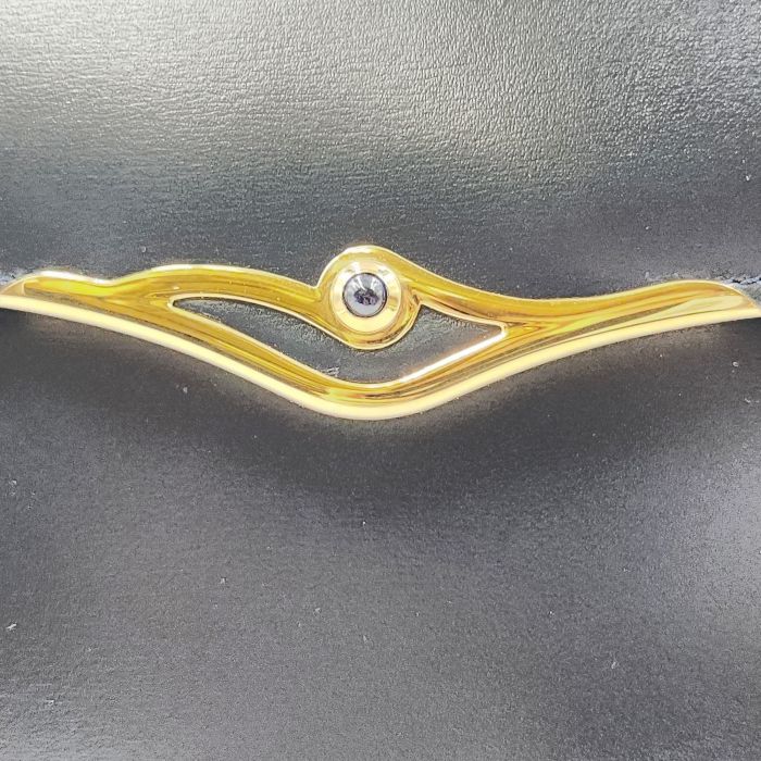 Cartier カルティエ サファイアライン レザー ハンドバッグ レディース