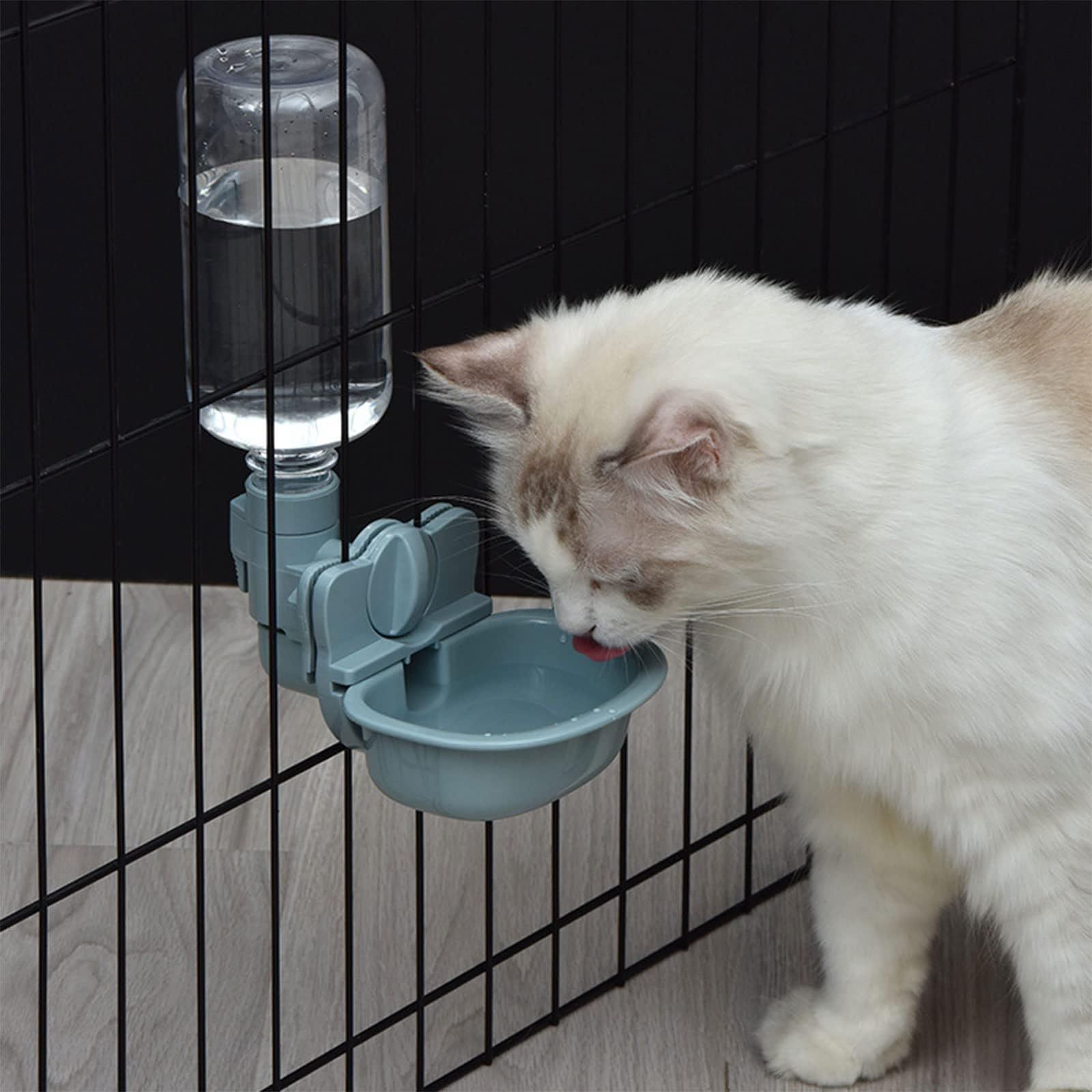 Athvcht ペット給水器 犬 猫自動給水器 犬 猫 ケージ 取付型 給水器