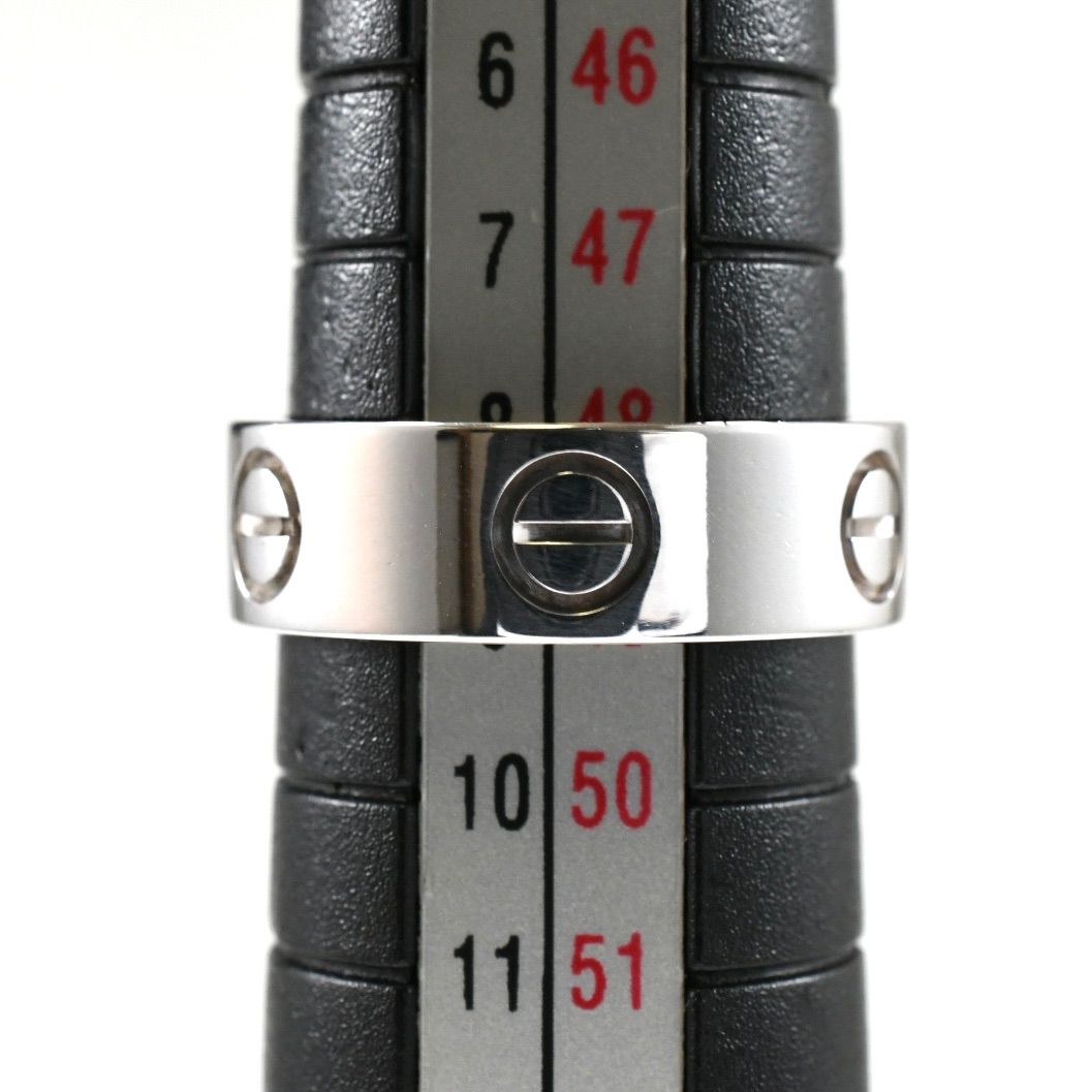 Cartier カルティエ ラブリング K18WG ホワイトゴールド SIZE:49 Au750