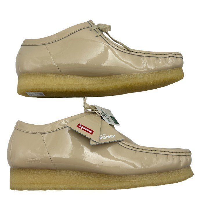 supreme clarks コラボ ワラビー ベージュ