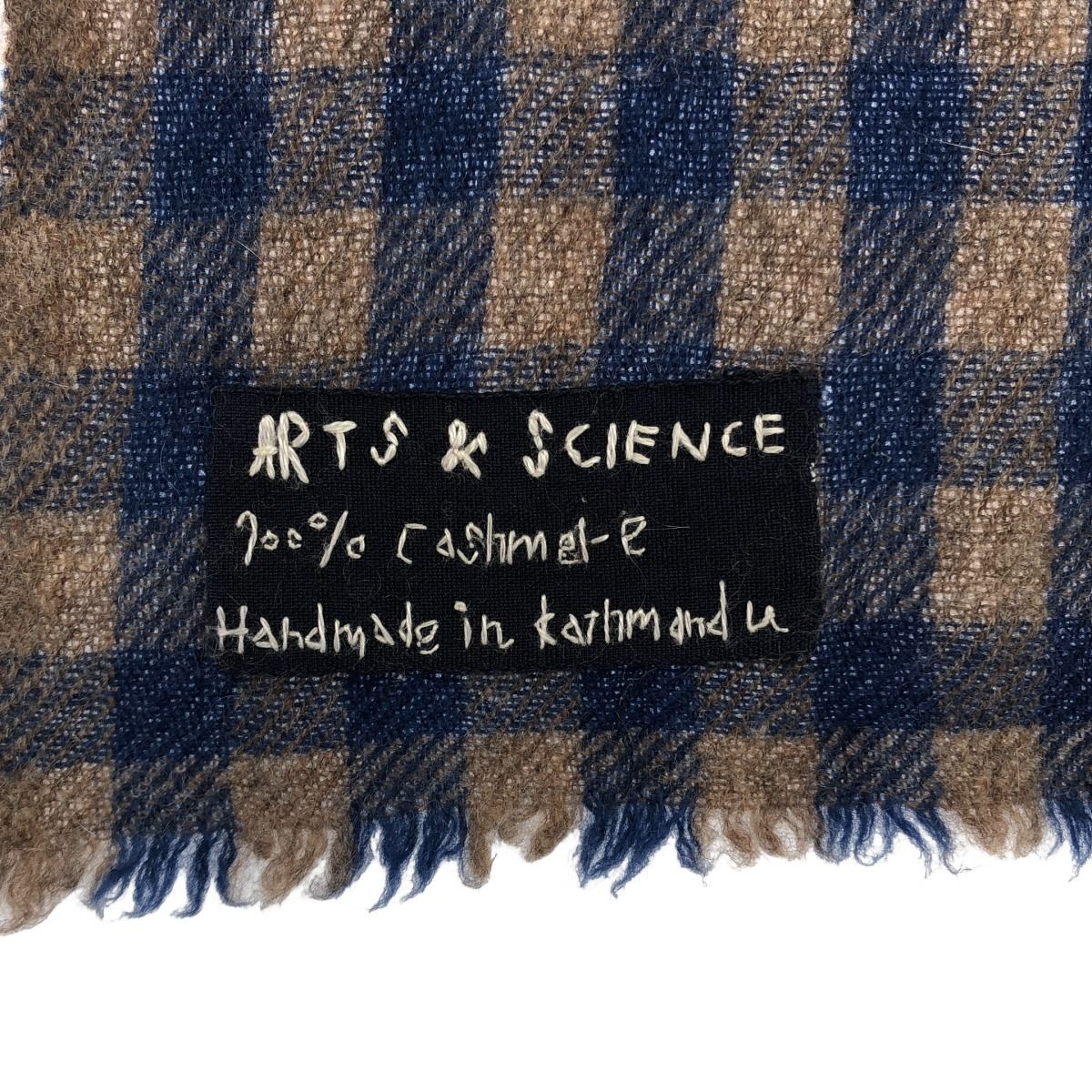 小物 arts&science cashmere flat stole ARTS & SCIENCE（アーツアンドサイエンス） アーツ&サイエンス