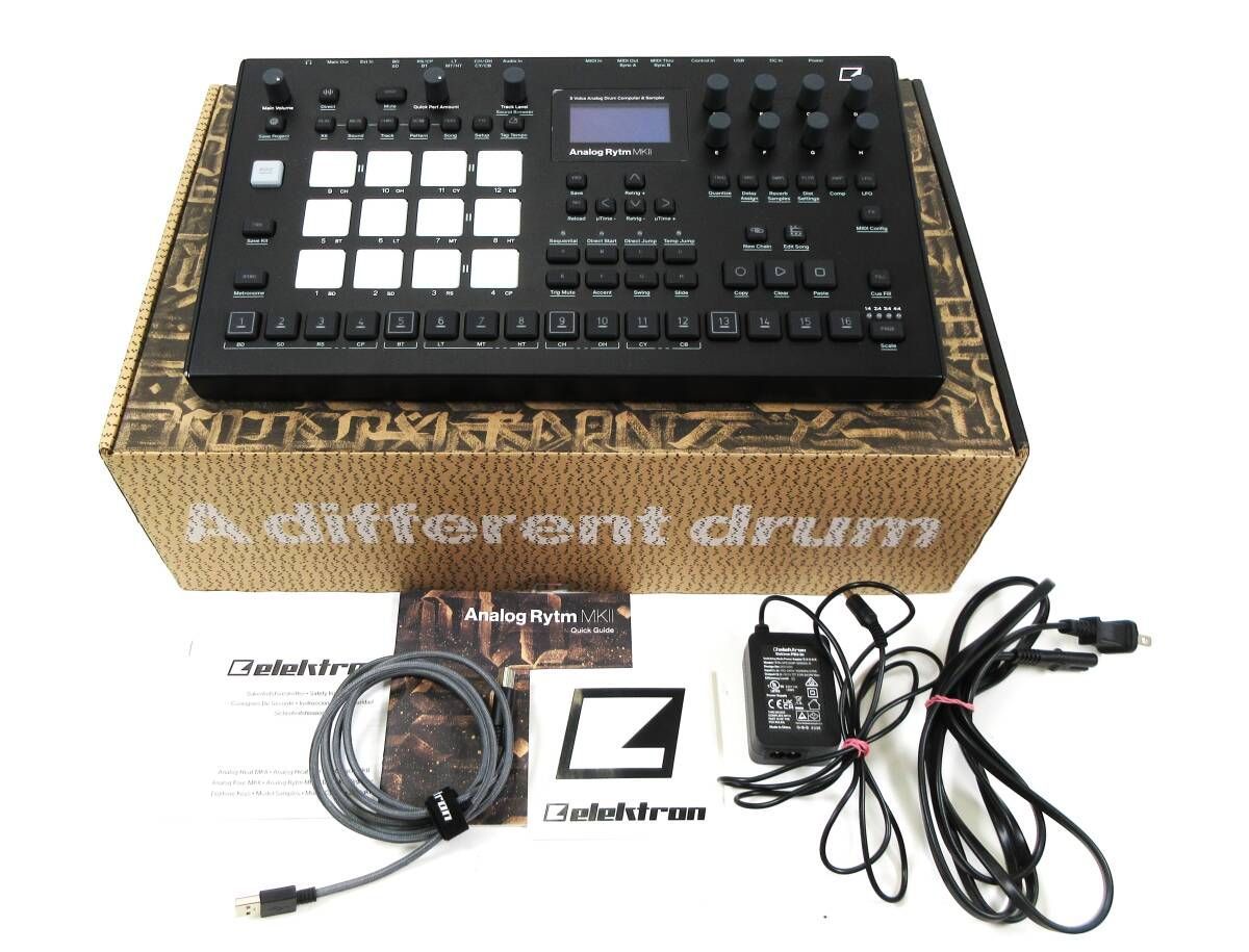 Elektron Analog Rytm MKII サンプラー BOX ケースあり アナログドラムマシン - サンプラー DSZDR