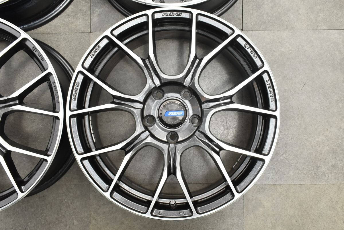 RAYS グラムライツ　57GMA 18インチ　215/45R18 バリ溝 RAYS グラムライツ 57GMA 18インチ 215/45R18 バリ溝 RAYS