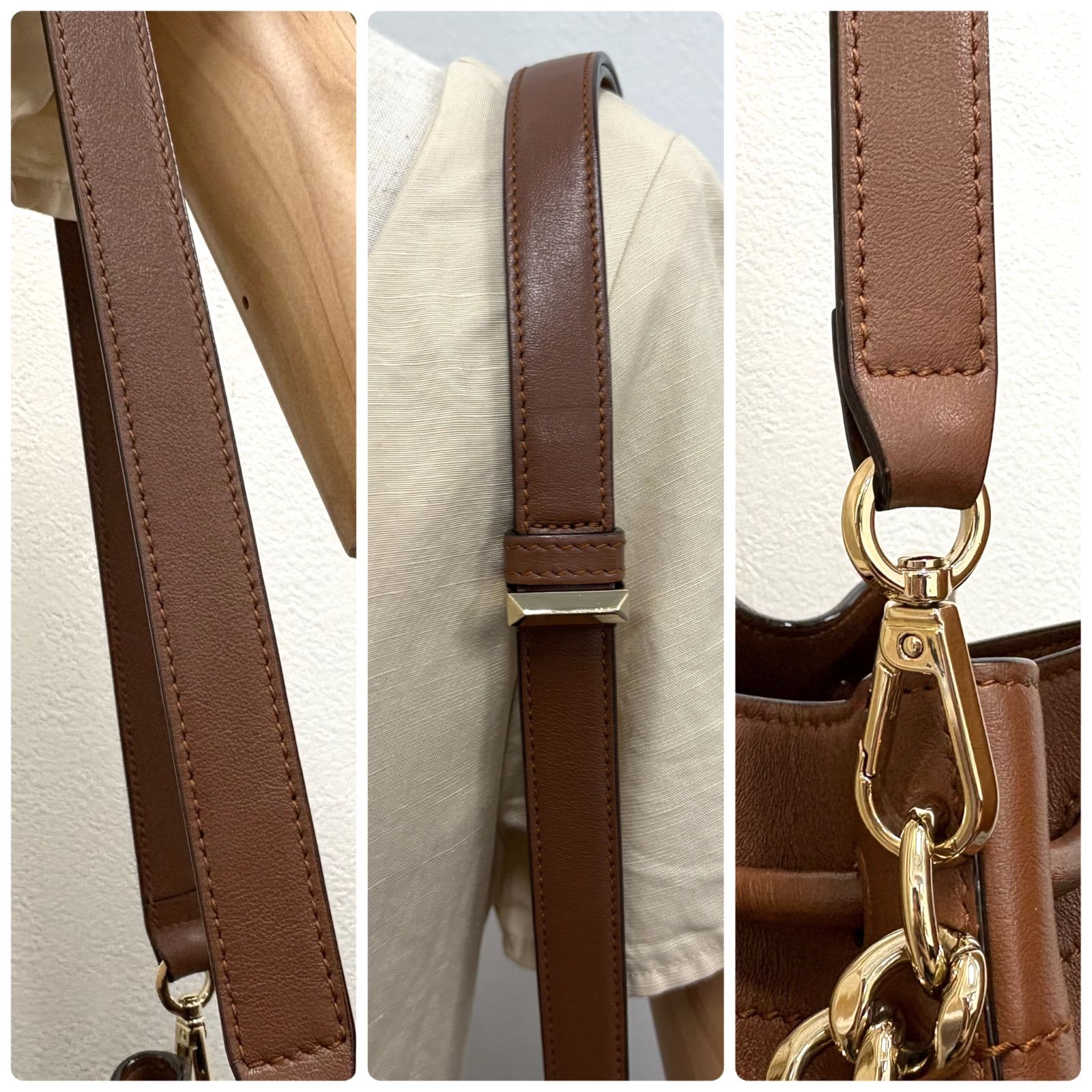 美品】 JIMMY CHOO ジミーチュウ ボンボンバケット BON BON BUCKET 