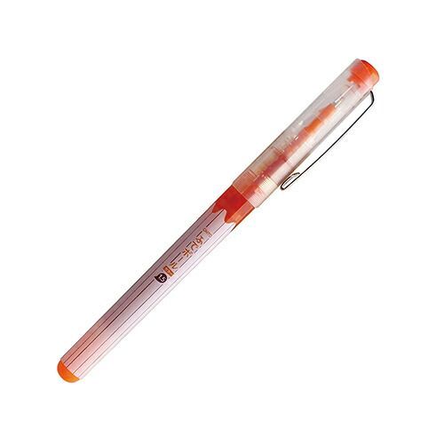 まとめ オート 水性ボールペン ふでボールカラー1.5 1.5mm オレンジ CFR-150FBC-OR ×50セット