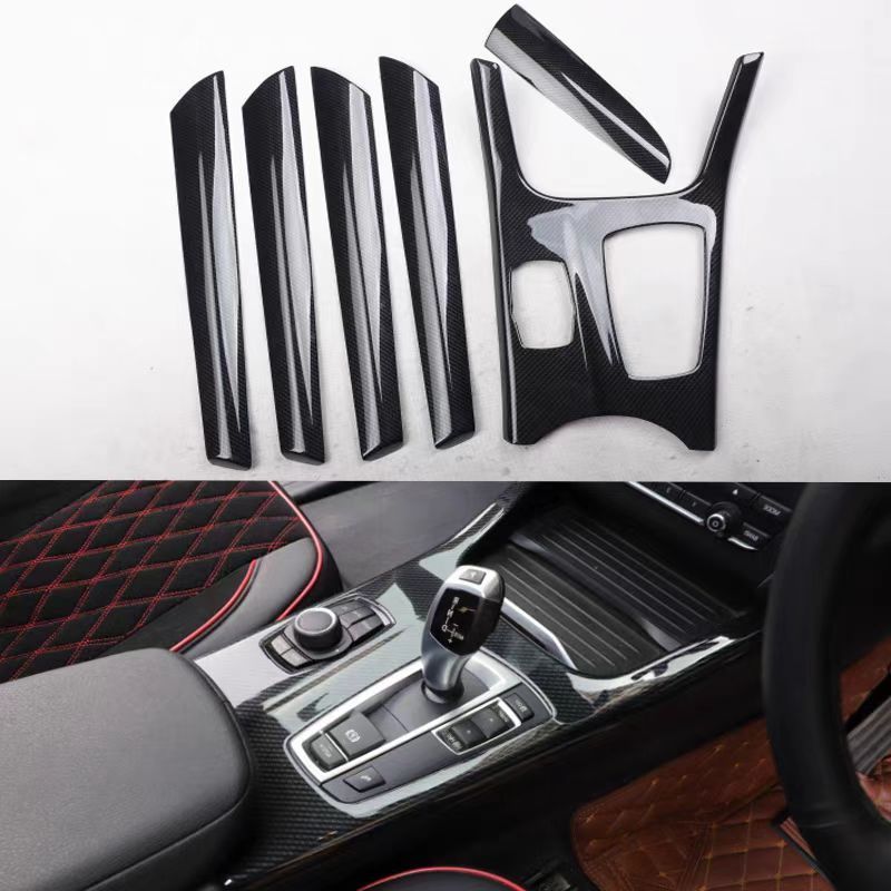 BMW X3F25 X4F26 2011 - 2017年 右ハンドル 3色可選 内装ガーニッシュ6Pセット コンソールギアシフトドアパネルトリムカバーなど
