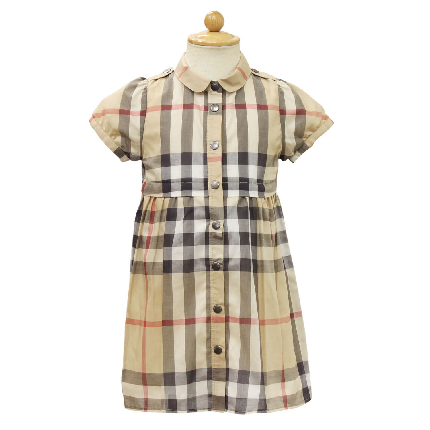 BURBERRY バーバリーキッズ 子供服 半袖ワンピース (セットアップ風