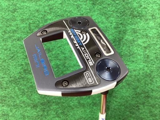 オデッセイ Ai-ONE TRI-BEAM JAILBIRD MINI CS 34インチ パター PT STROKE LAB 90 スチール フレックスその他 メンズ 男性用 右利き 右用 Bランク ゴルフクラブ