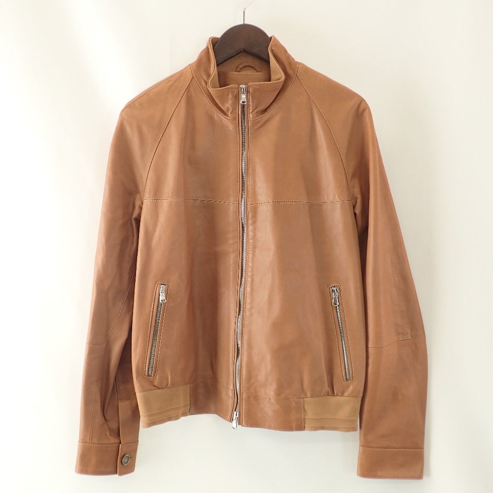 エンメティ　emmety ELIA ブラウン　レザージャケット エンメティemmety ELIA ブラウンレザージャケット