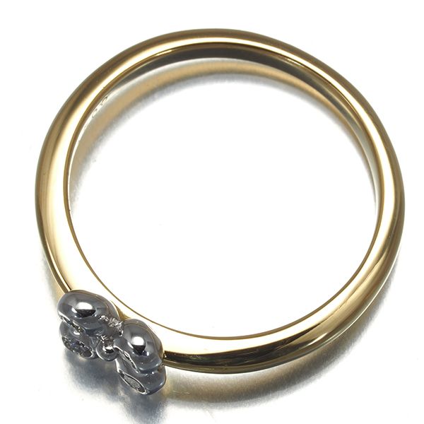 ミキモトペルリータ リング ダイヤ ダイヤモンド 0.04ct コンビカラー  