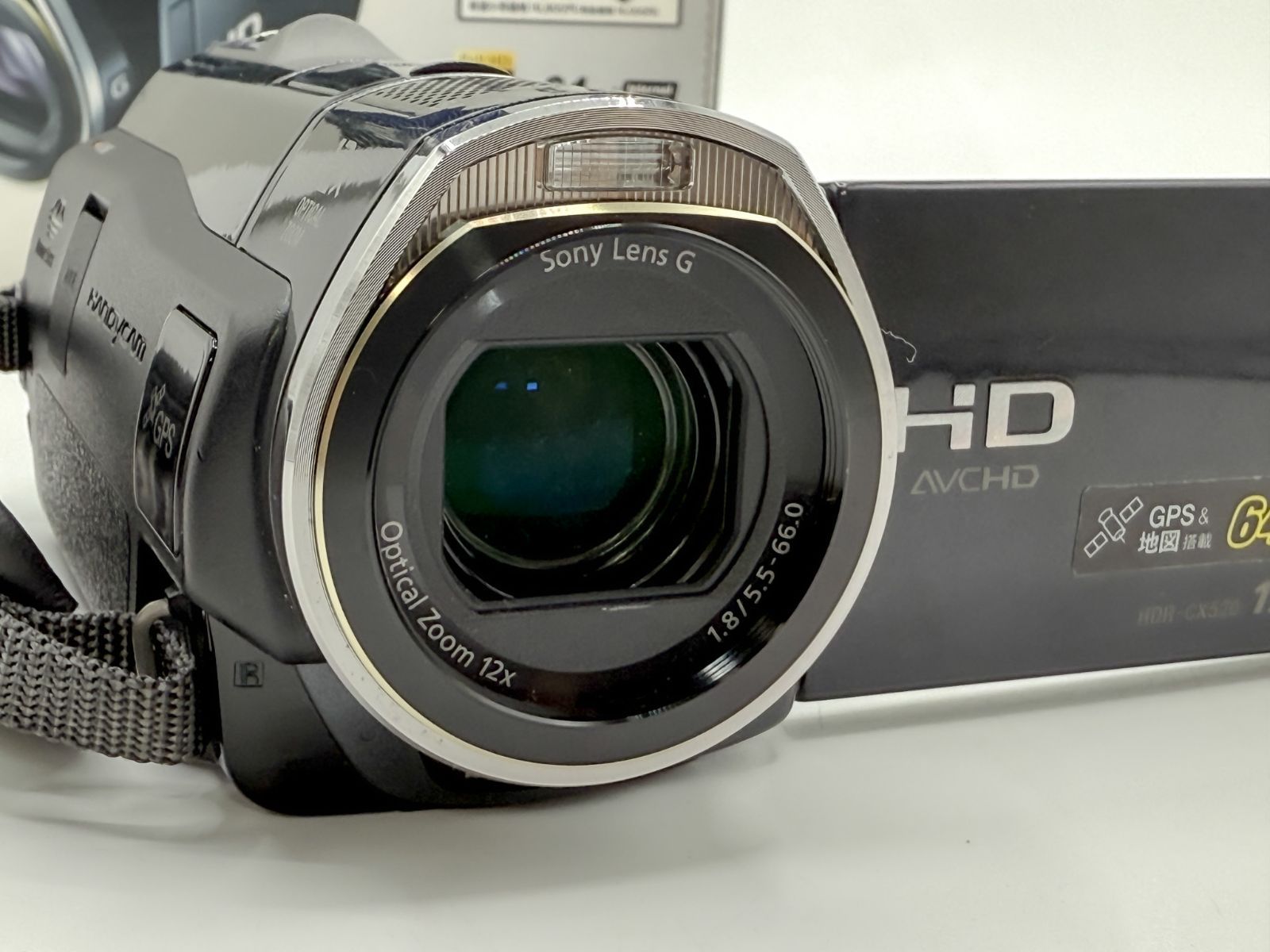 SONY Handycam HDR-CX520V 64GB 内蔵メモリー／GPS搭載 フルHD