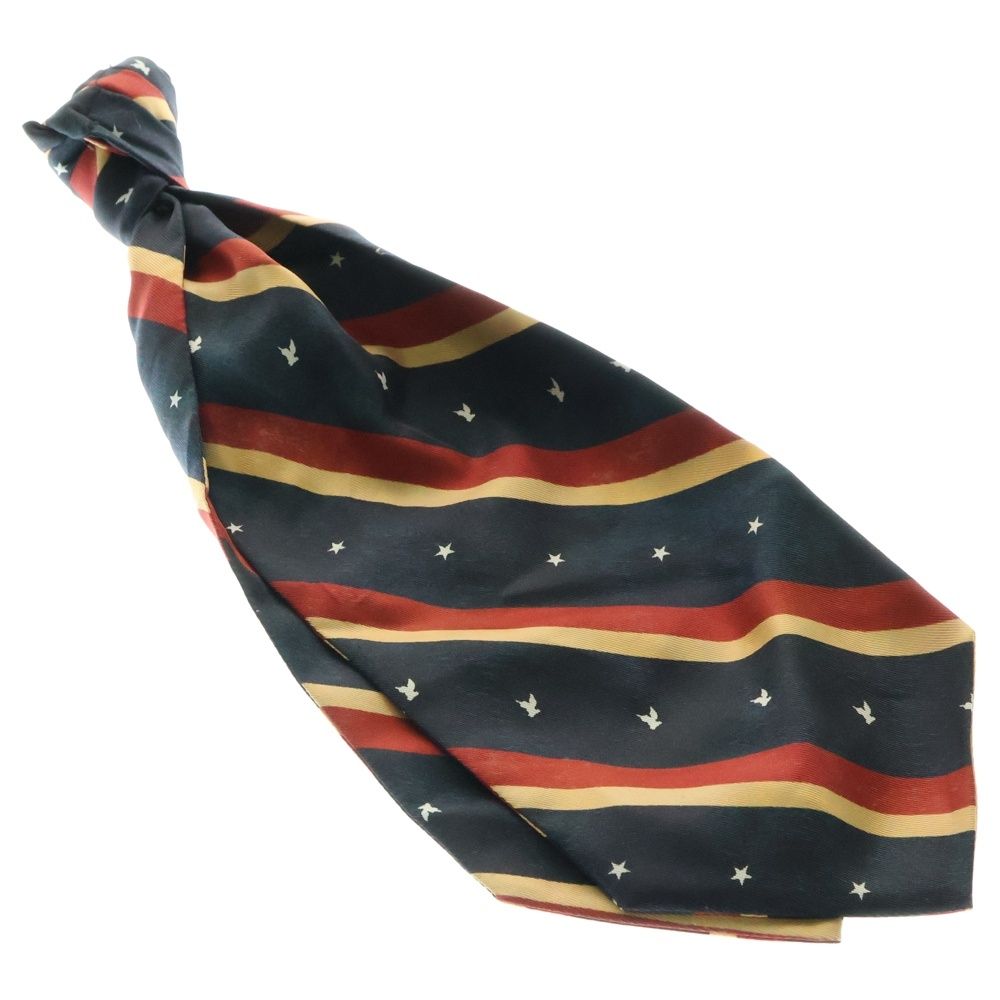 MASU エムエーエスユー 25SS ASCOT TIE アスコットタイ ネクタイ スカーフ ネイビー|レッド