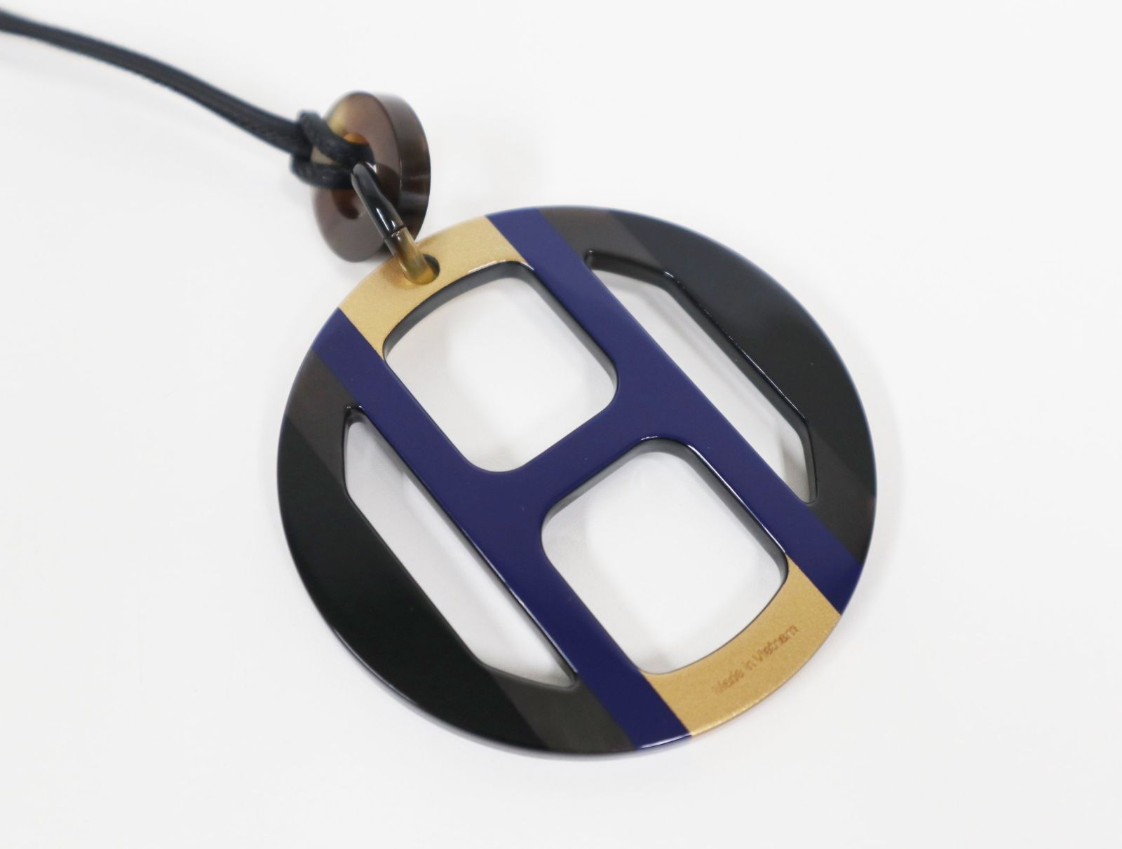 エルメス HERMES バッファローホーン ラッカー Hエキップ オ