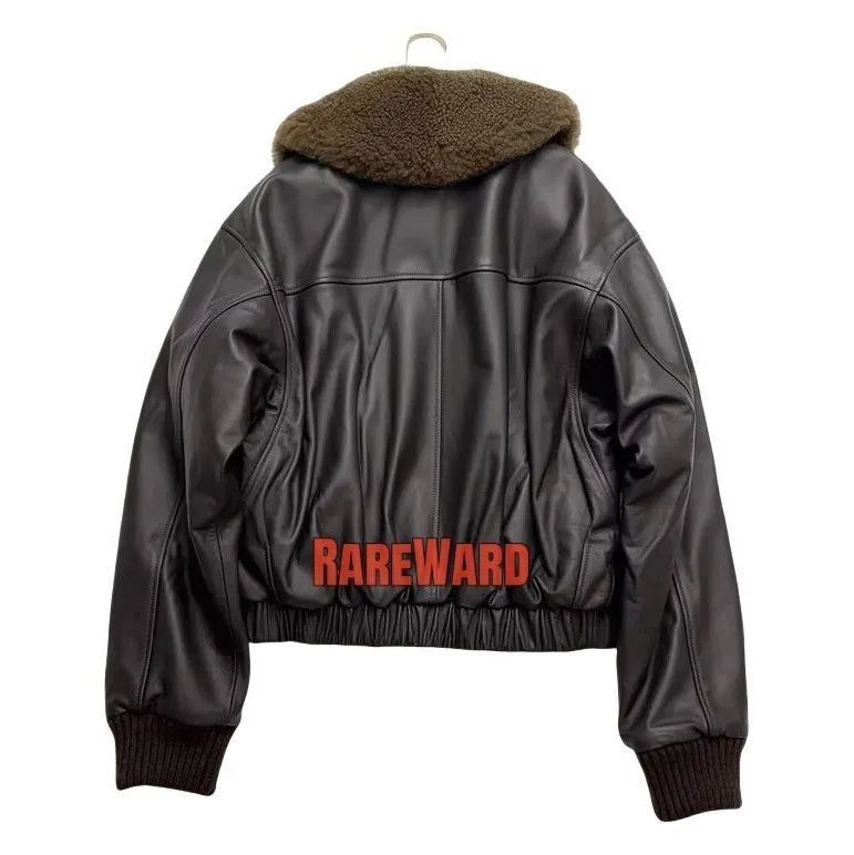 Lemaire ルメール 24FW Leather Blouson With Shearling Collar Lemaire ルメール 24FW Leather Blouson With Shearling Collar