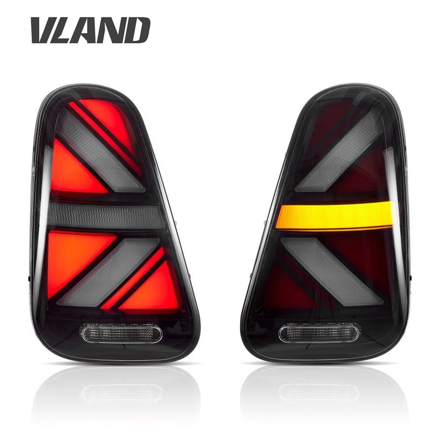VLAND MINI ミニ R50 R52 R53 テールランプ 後期適合 ユニオンジャック 流れるウインカー オープニング機能搭載