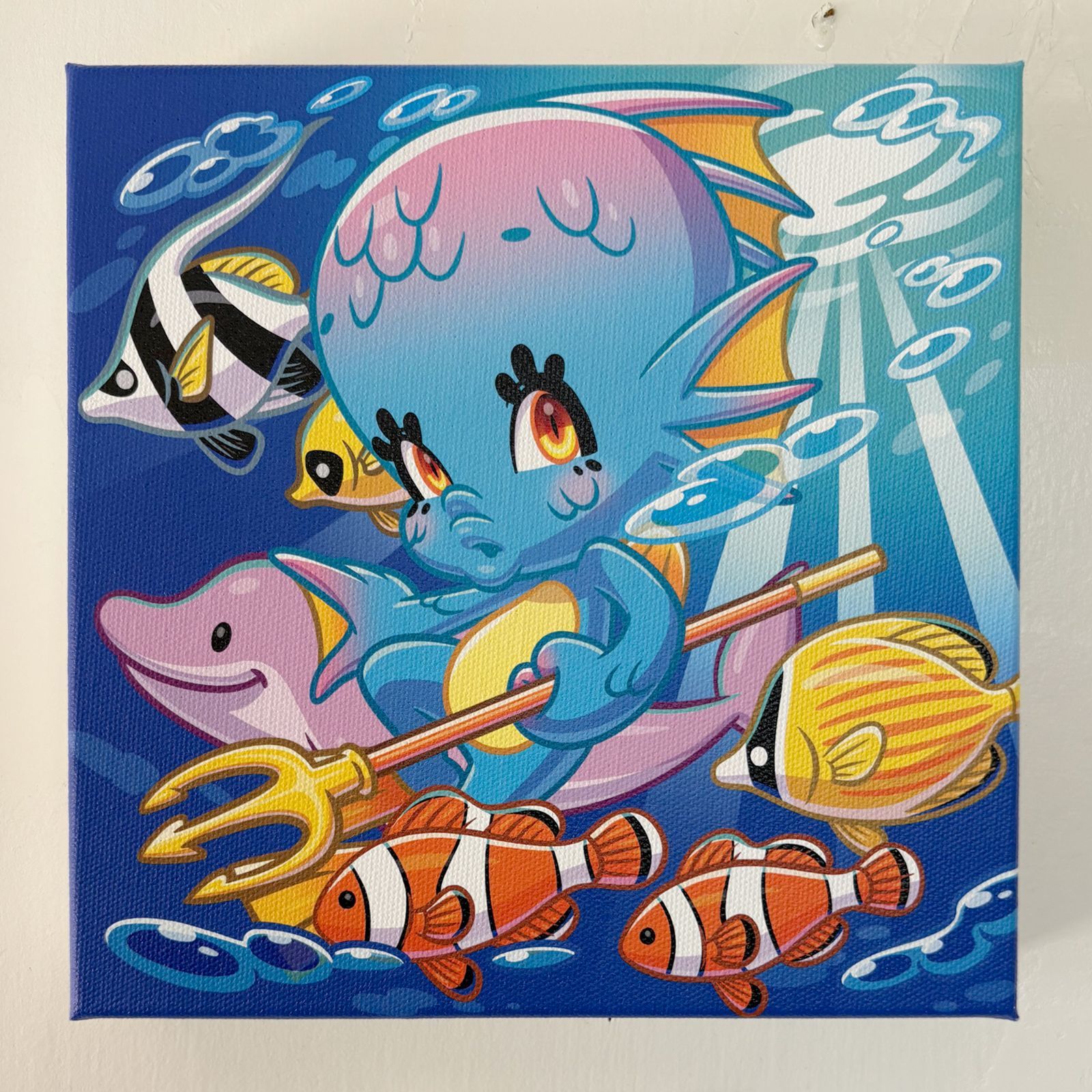 キャンバスアート 半魚人TKchan AKIRA