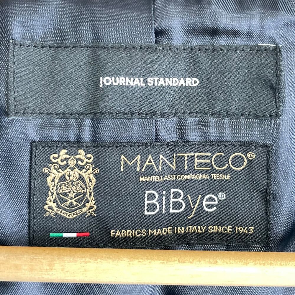 美品✨ジャーナルスタンダード 23AW ピーコート マンテコ 金ボタン ネイビー 新品同様 23AW JOURNAL STANDARD ジャーナルスタンダード 金ボタン