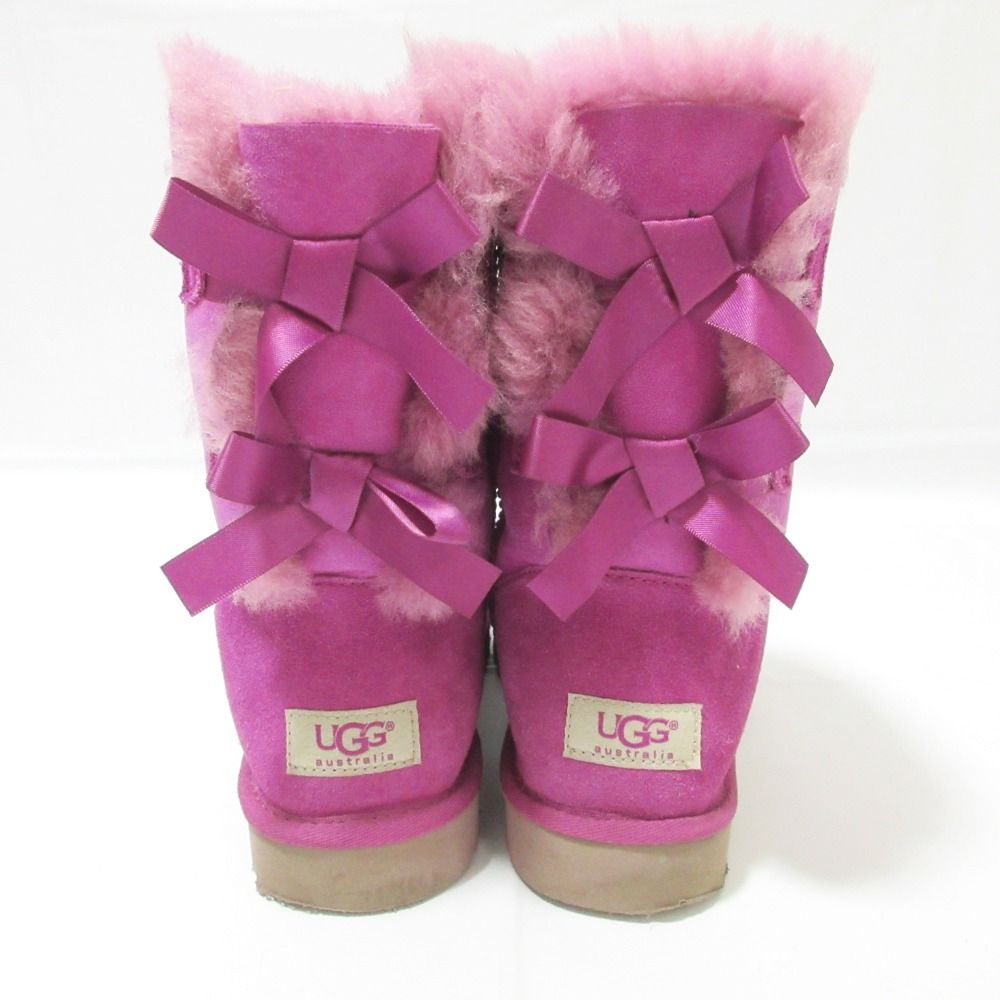 良品 UGG アグ W BAILEY BOW ベイリー ボウ ムートンブーツ