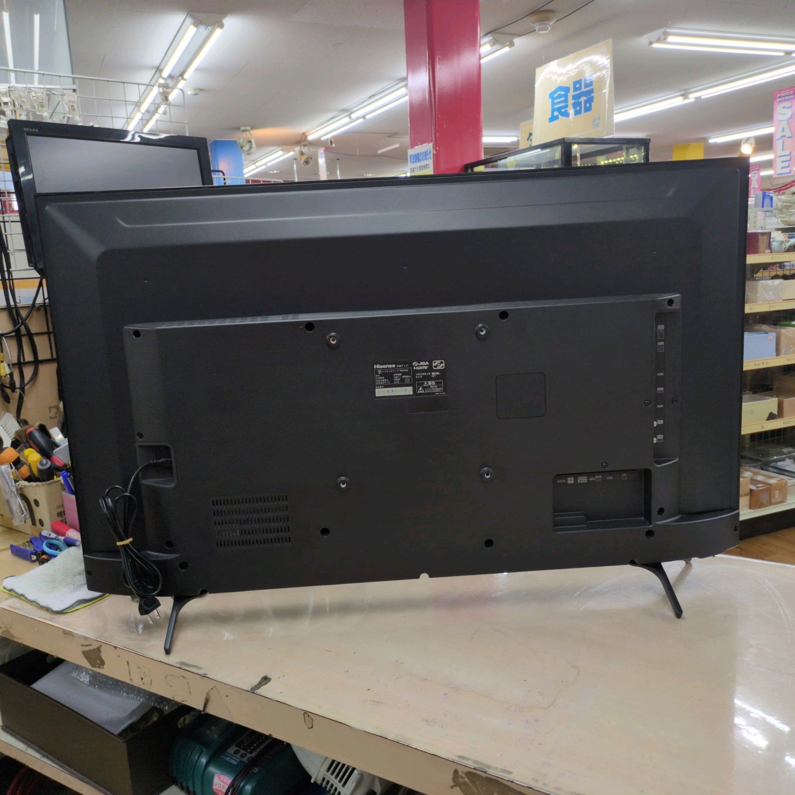 【ジャンク品】ハイセンス 55型 液晶TV 2020年製 大型 リモコン付 ハイセンス 液晶テレビ 55A6G 2021年製 55型 スタンド欠品 札幌市東区