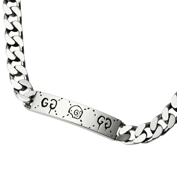 新品 グッチ GUCCI ブレスレット グッチゴースト アルジェント