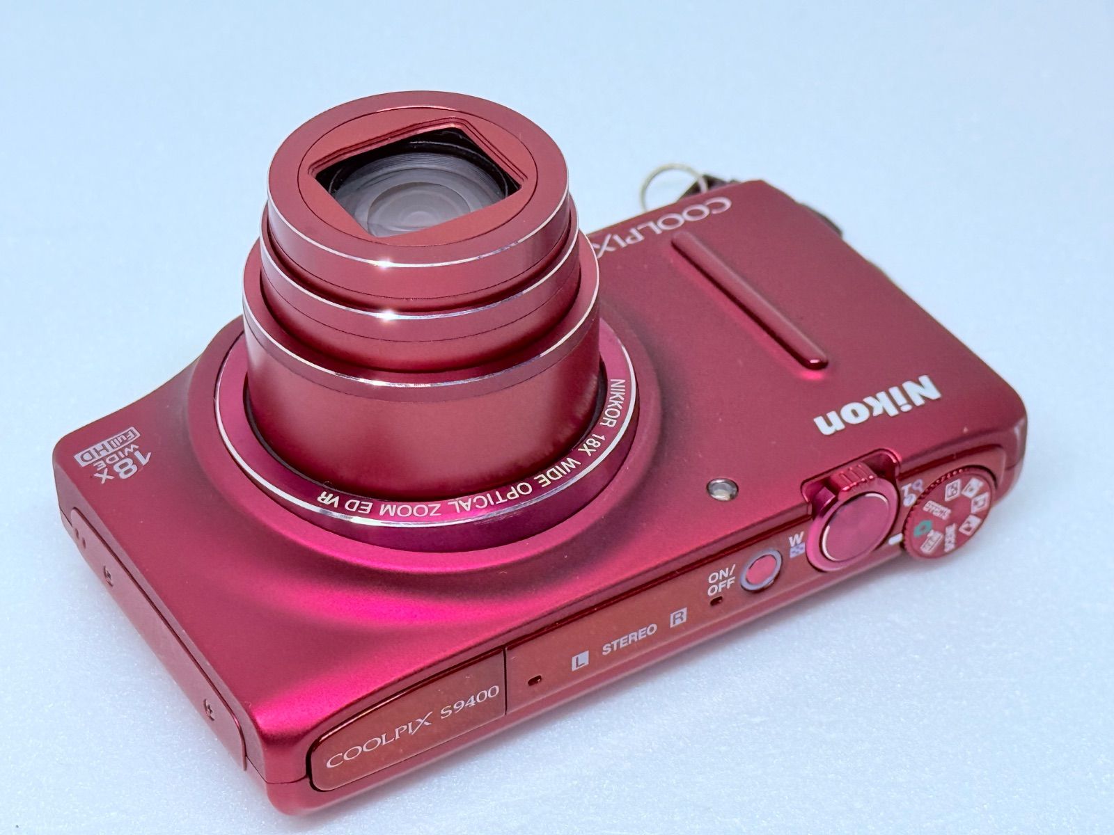 Nikon coolpix S9400 ヴェルヴェットレッド 動作確認済 平成コンデジ