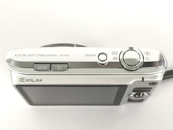CASIO EXILIM EX-H15 デジカメ デジタルカメラ シルバー カシオ