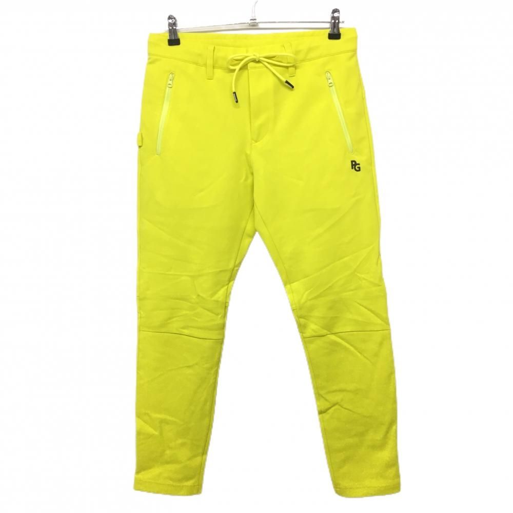 げ 超 パーリーゲイツ パンツ イエロー 千鳥織生地 ストレッチ メンズ 4 M ゴルフウェア 2025年モデル PEARLY GATES