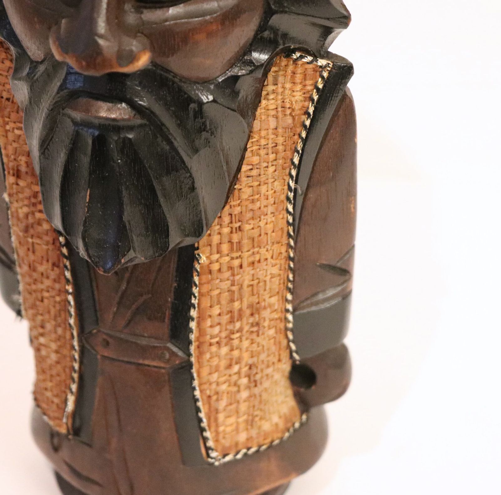 アイヌ木彫り人形・ニポポ人形・夫婦ペア・No.200802-64・梱包サイズ80