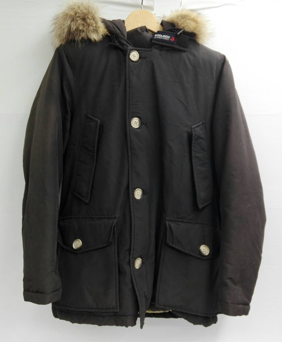 WOOLRICH JOHNRICH＆BROS. ウールリッチ ジョンリッチアンドブロス ダウンジャケット アークティックパーカ XSサイズ ブラック  - メルカリ