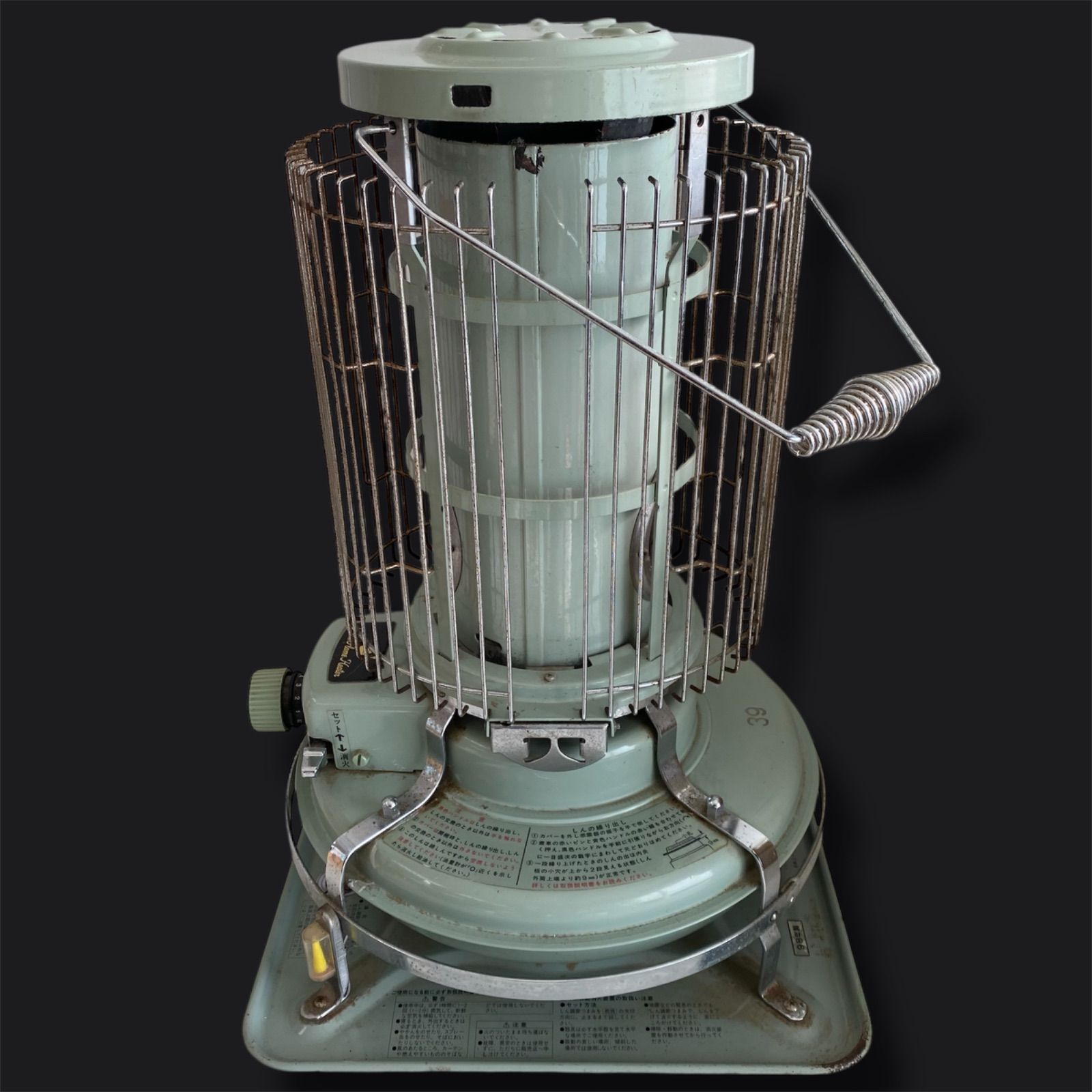 現状品 アラジン Aladdin ブルーフレームヒーター 98年製 石油ストーブ レトロ 暖房器具 インテリア ビンテージ