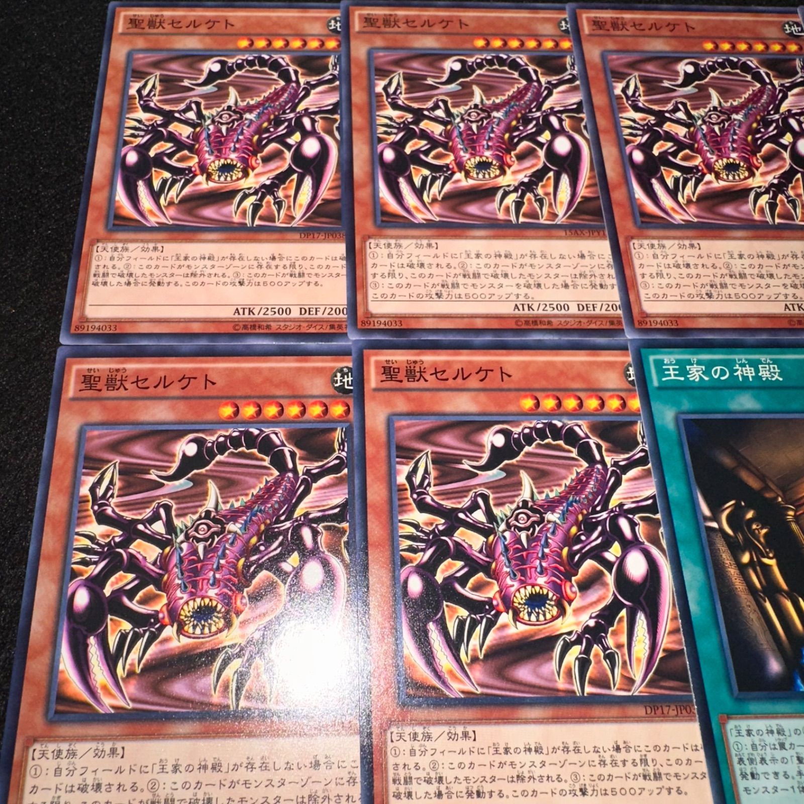 遊戯王　セルケト神殿　セット 遊戯王】No.292 聖獣セルケト 王家の神殿 各6枚 計12枚 - メルカリ