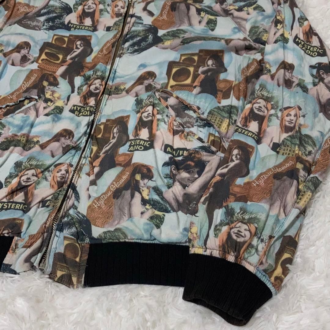 リバーシブル】ヒステリックグラマー スカジャン 豪華刺繍 総柄