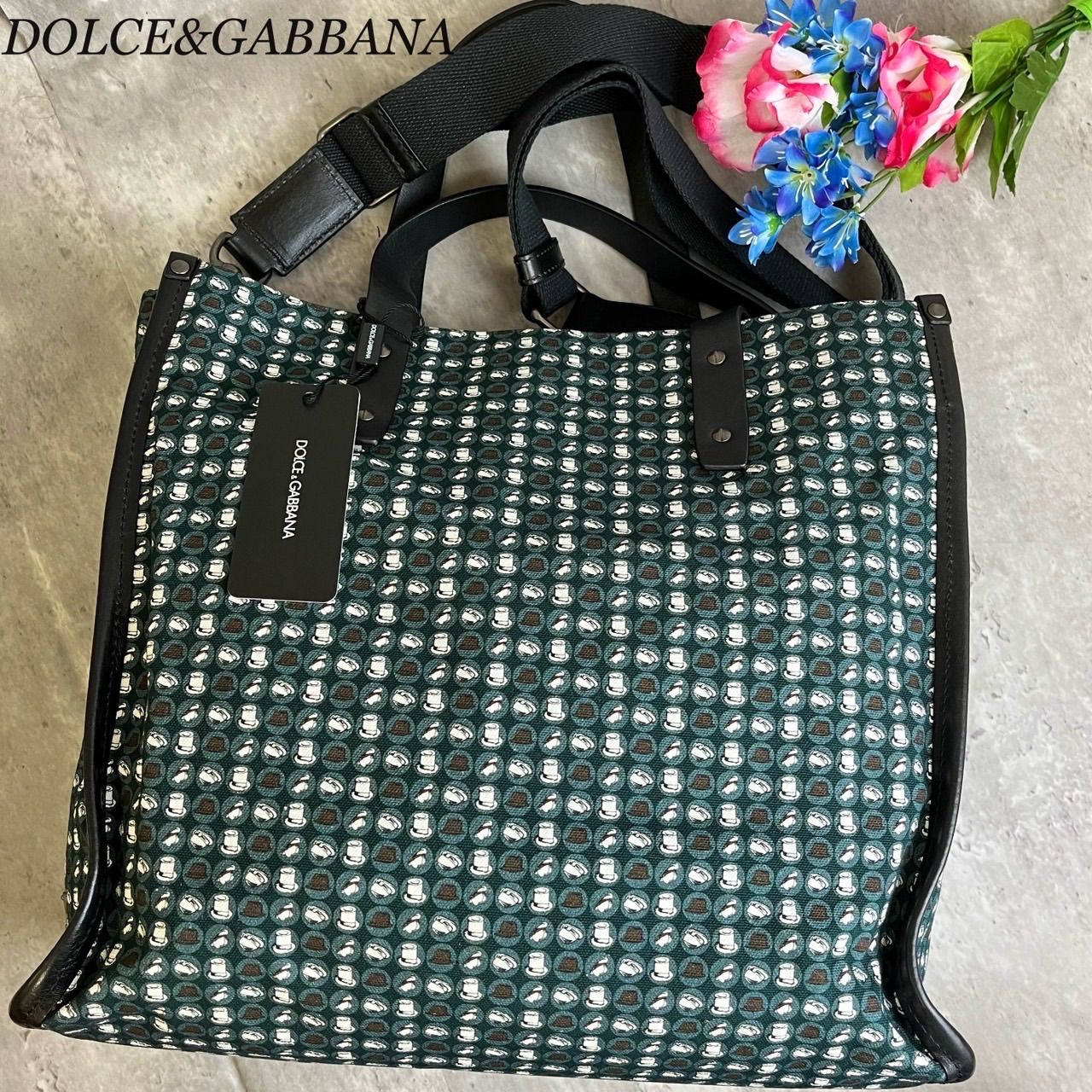 美品 ドルチェアンドガッバーナ D&G 2way トートバッグ ショルダー ✨極美品✨ D&G ドルチェアンドガッパーナ 2way ショルダー