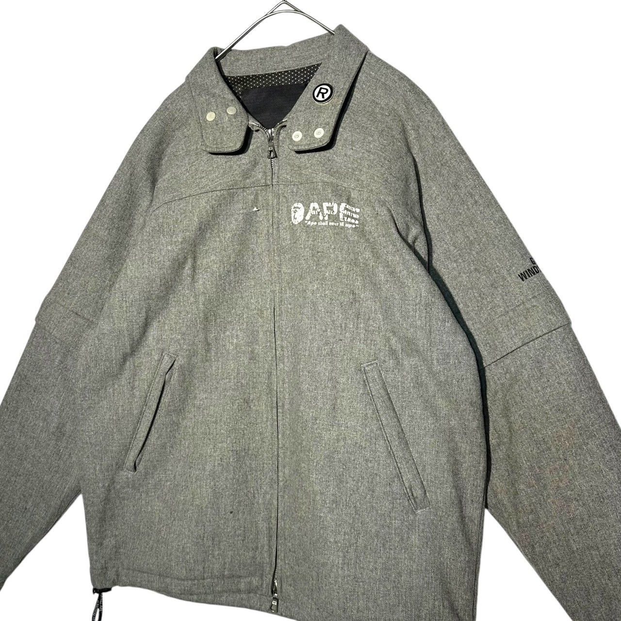 激レア✨90s A BATHING APE エイプ ウールジャケット Mサイズ A BATHING APE(アベイシングエイプ) 90's GORE WINDSTOPPER 2WAY