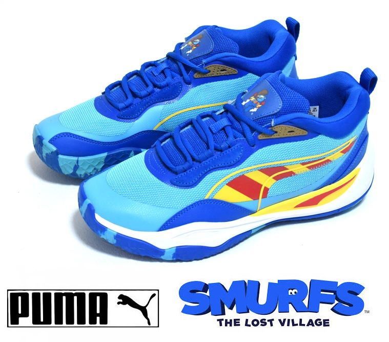 新品 PUMA x スマーフ プレイメーカー プロ ミッド 26.5cm 379294-01 