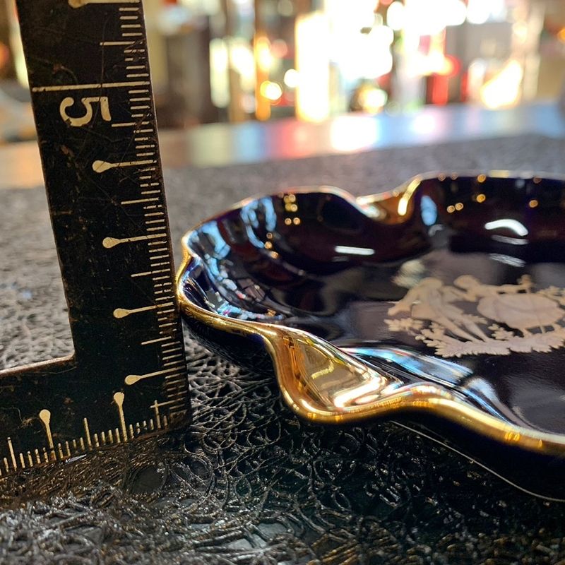 LIMOGES CASTEL リモージュ キャッスル 灰皿 22k GOLD 金彩 陶器 西洋