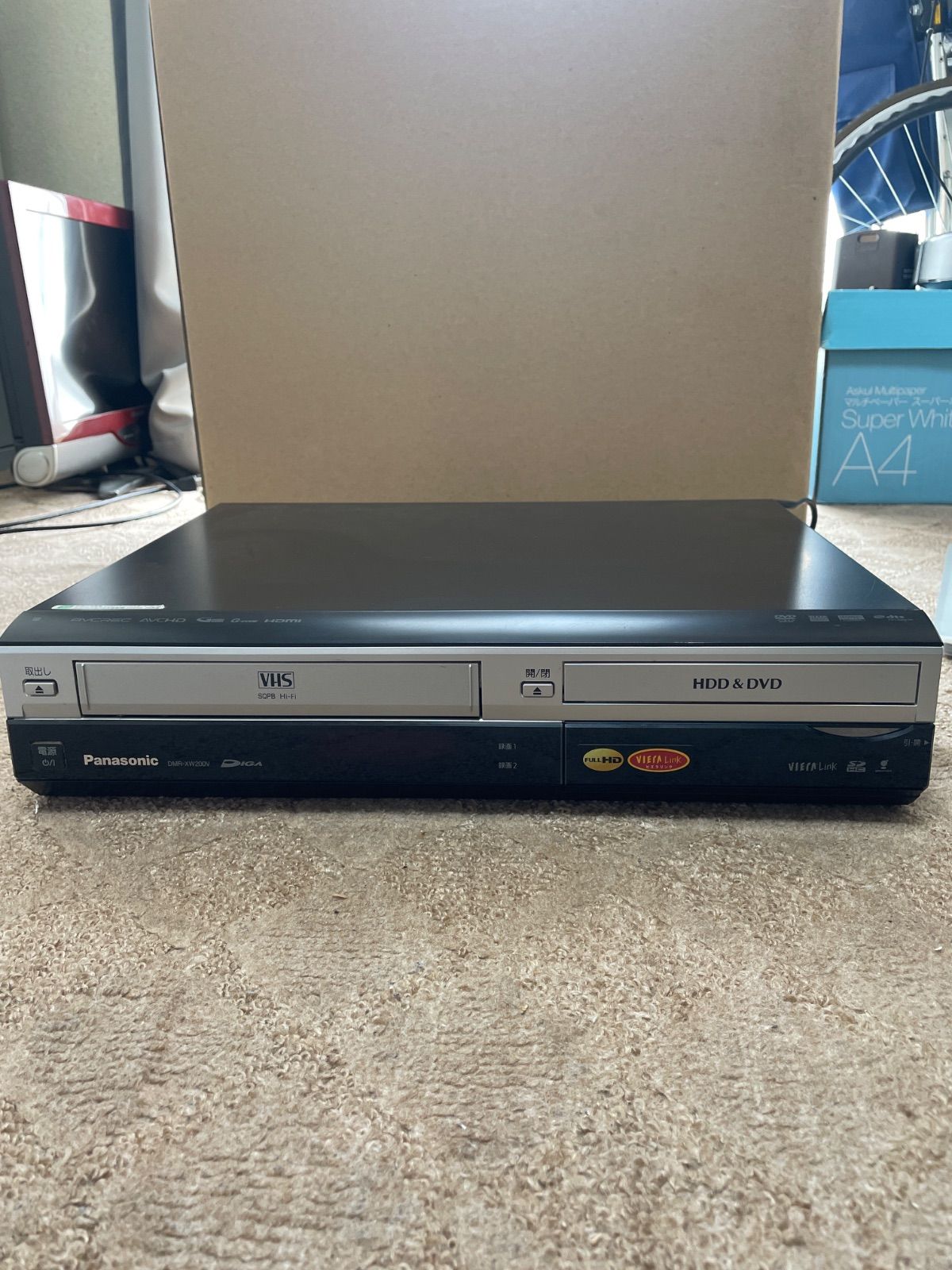 Panasonic HDD-DVDプレーヤー DMR-XW200V