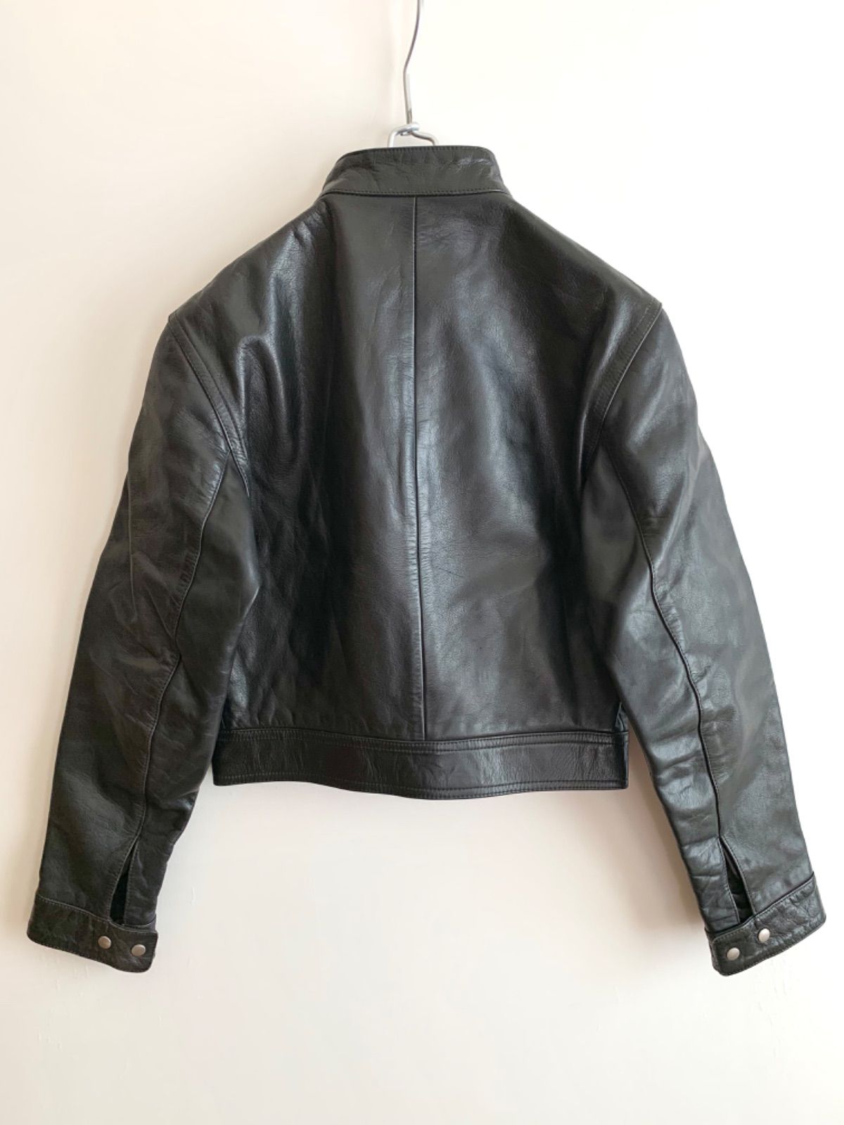A.P.C ライダース A P C アーペーセー レザー ダブル ライダース ジャケット 牛革