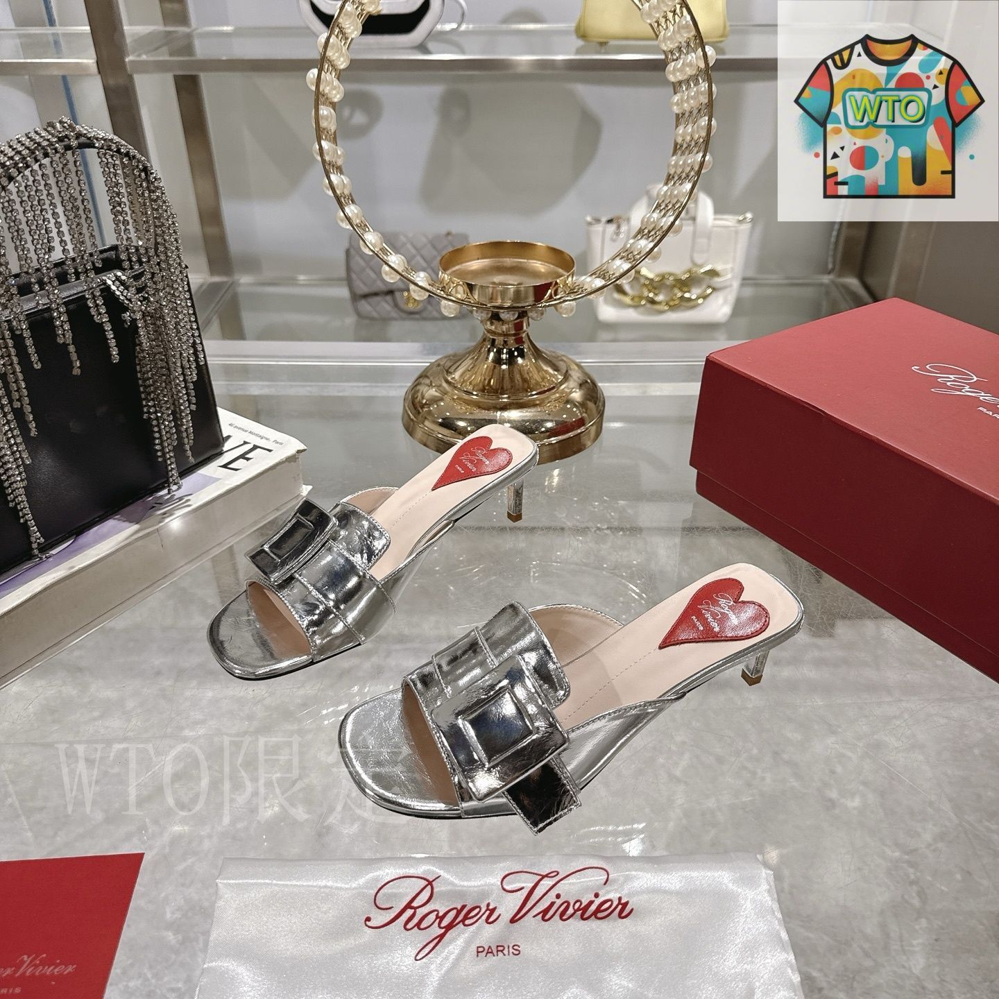 7月いっぱいの出品 ROGERVIVIER サンダル 39 Roger Vivier ロジャー ヴィヴィエ サンダル スリッパ01 - メルカリ